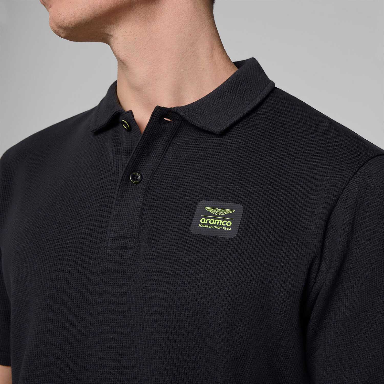 Tech Waffle Polo - Aston Martin F1 - Fueler™ - 701232502002803 - fueler.store - Polo