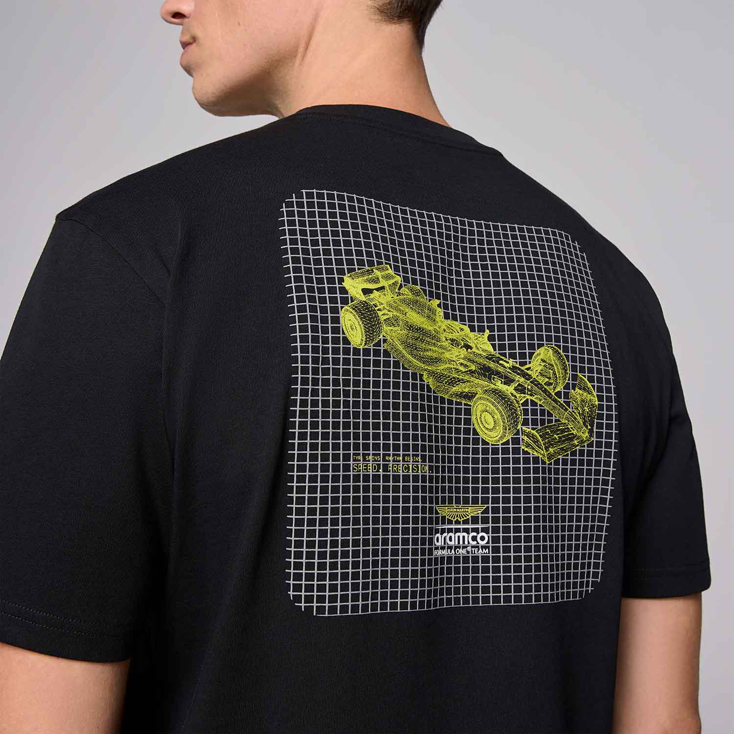 Wireframe T-Shirt - Aston Martin F1 - Fueler™ - 701232491001802 - fueler.store - T-Shirt