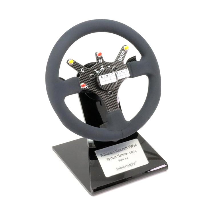 Ayrton Senna 1994 Williams F16 1:2 Minichamps Steering Wheel - Ayrton Senna - Fueler™ - 254940002 - fueler.store - Collectibles