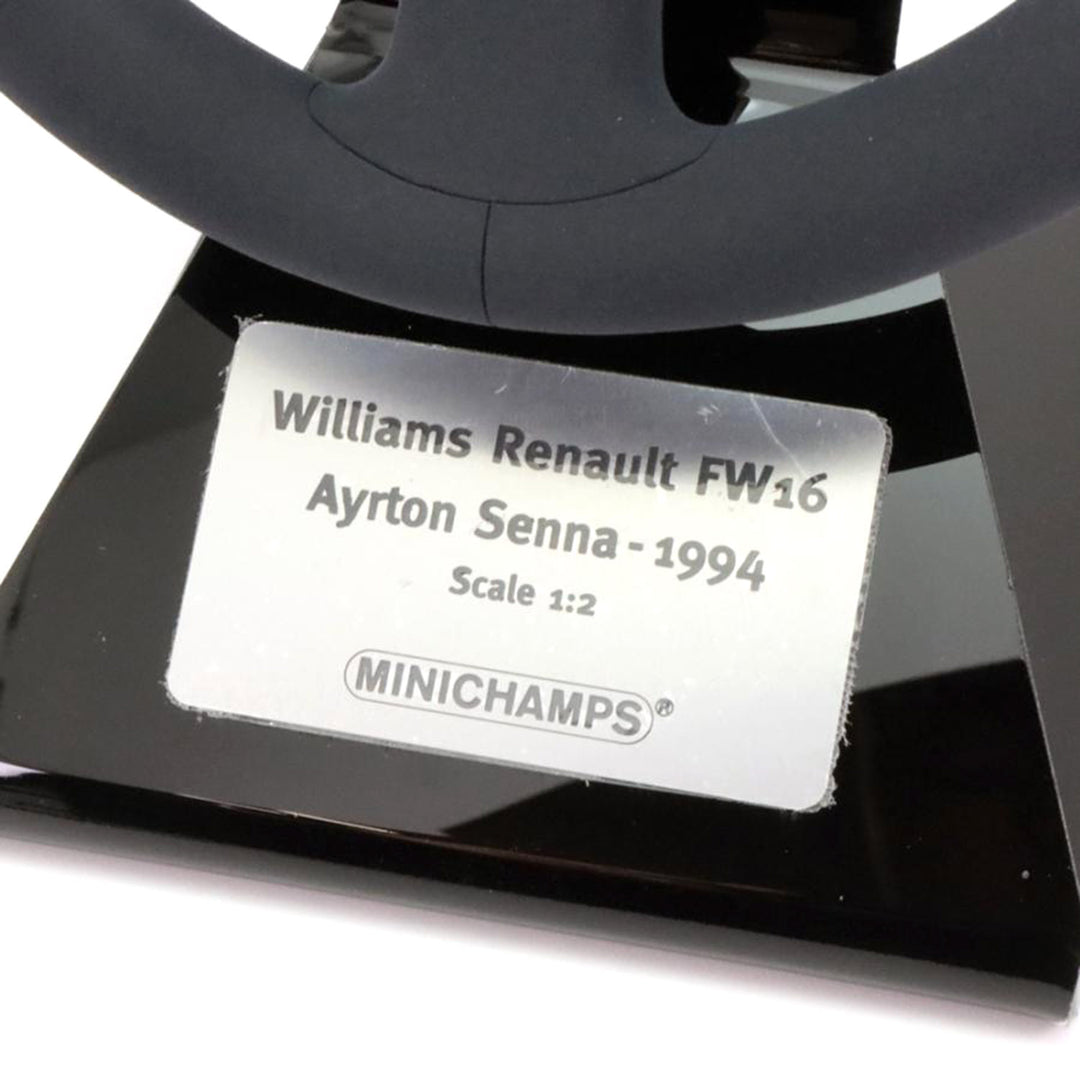 Ayrton Senna 1994 Williams F16 1:2 Minichamps Steering Wheel - Ayrton Senna - Fueler™ - 254940002 - fueler.store - Collectibles