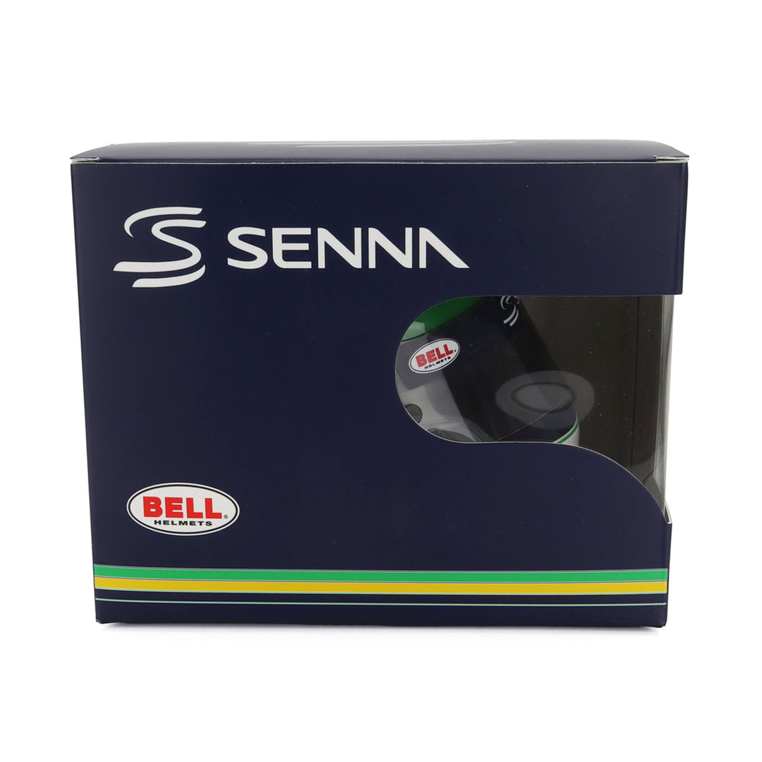 Ayrton Senna 30 Years a Legacy Imola GP 1994 Mini Helmet 1:2 - Ayrton Senna - Fueler™ - 4100323 - fueler.store - Mini Helmet