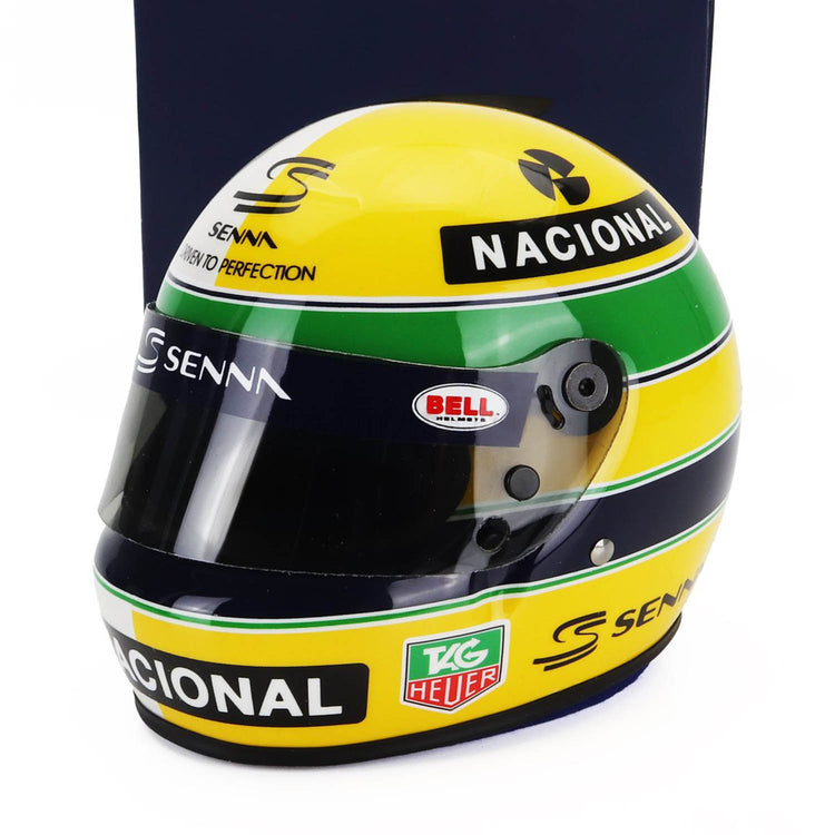 Ayrton Senna 30 Years a Legacy Imola GP 1994 Mini Helmet 1:2 - Ayrton Senna - Fueler™ - 4100323 - fueler.store - Mini Helmet