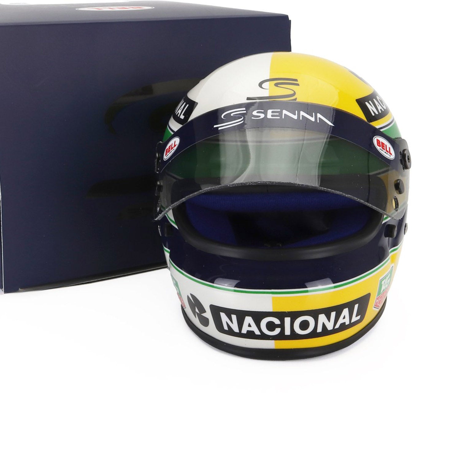 Ayrton Senna 30 Years a Legacy Imola GP 1994 Mini Helmet 1:2 - Ayrton Senna - Fueler™ - 4100323 - fueler.store - Mini Helmet