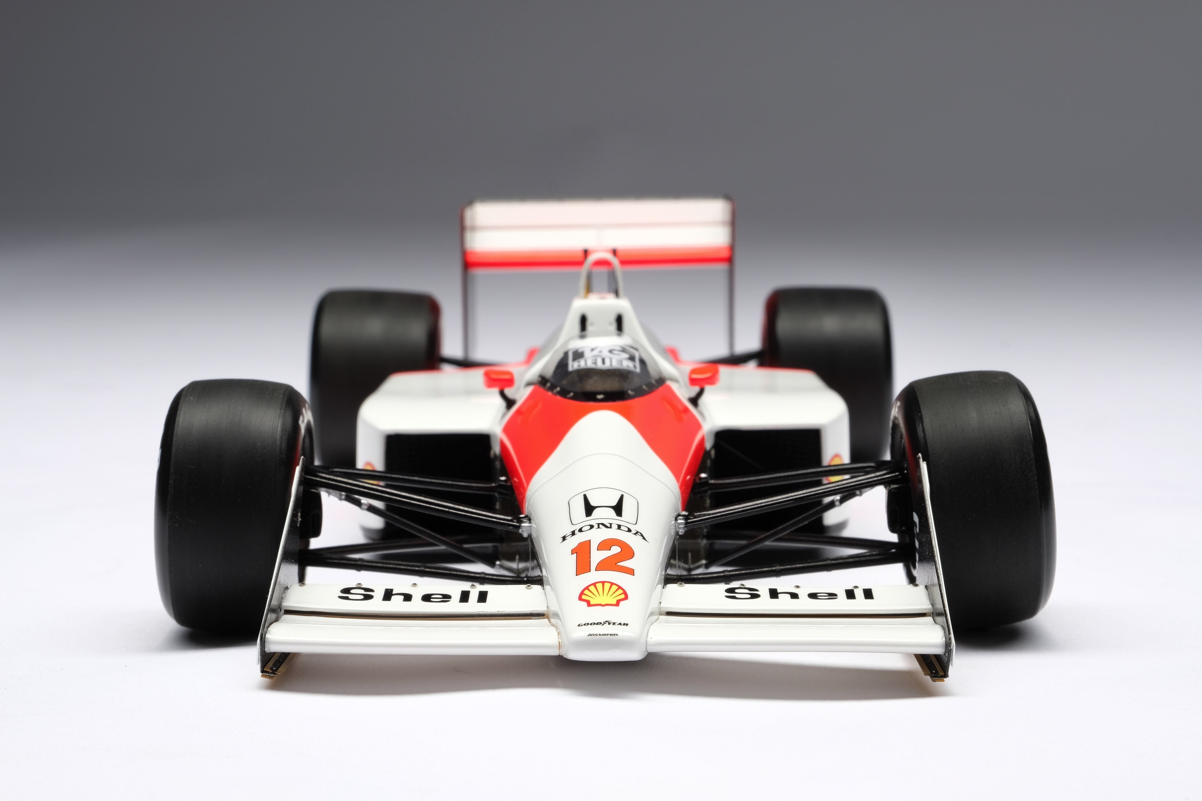 Ayrton Senna MP4/4 McLaren 1:18 Amalgam Car Model - Ayrton Senna - Fueler™ - M5990 - fueler.store - Car Model