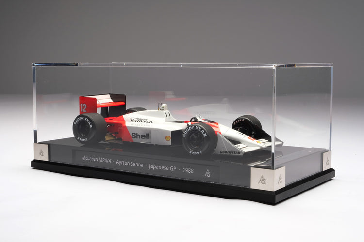 Ayrton Senna MP4/4 McLaren 1:18 Amalgam Car Model - Ayrton Senna - Fueler™ - M5990 - fueler.store - Car Model