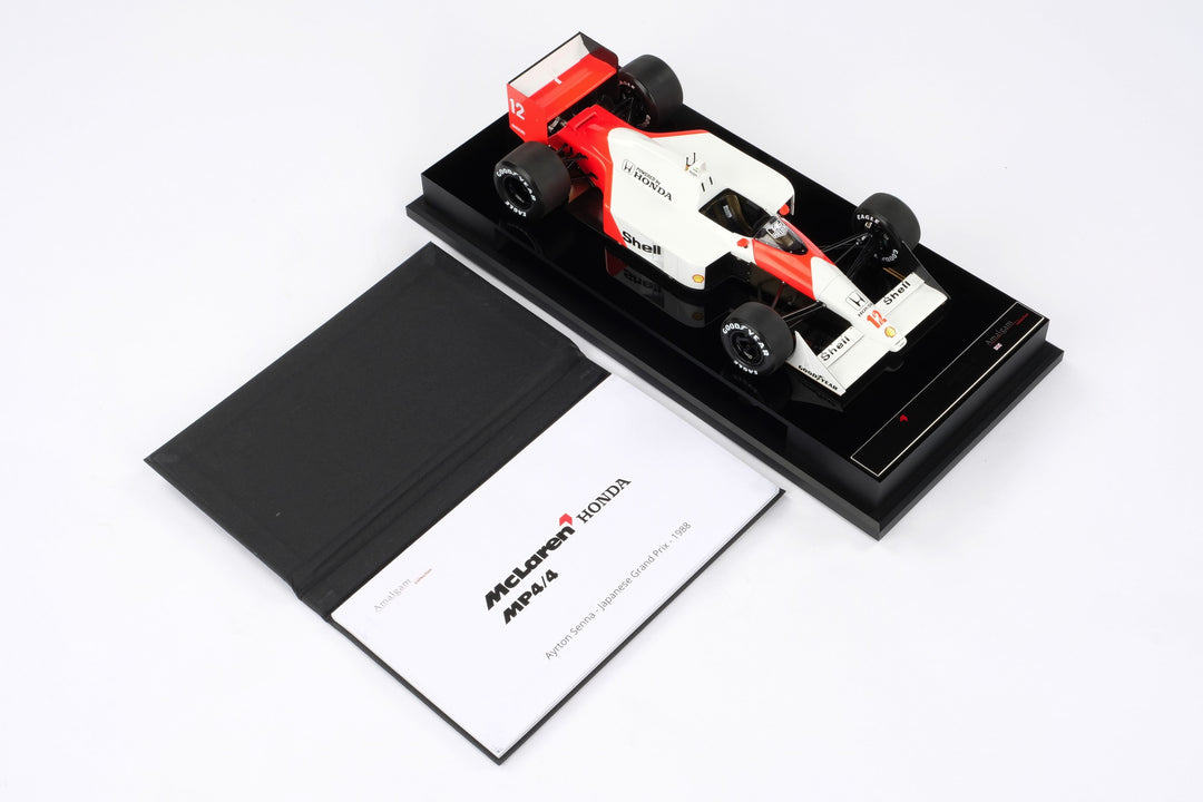 Ayrton Senna MP4/4 McLaren 1:18 Amalgam Car Model - Ayrton Senna - Fueler™ - M5990 - fueler.store - Car Model