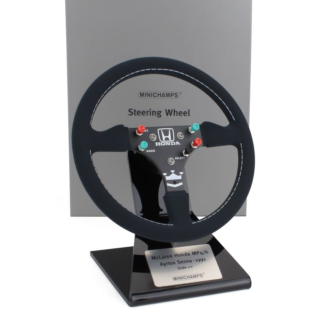 Ayrton Senna MP4/6 World Champion 1991 1:2 Steering Wheel Model - Ayrton Senna - Fueler™ - 254910001 - fueler.store - Collectibles
