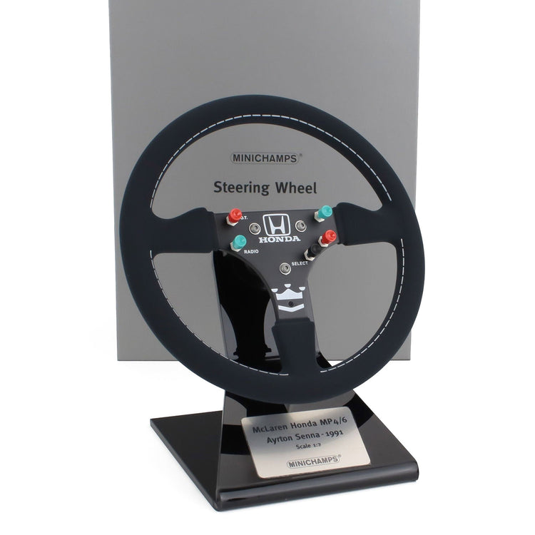 Ayrton Senna MP4/6 World Champion 1991 1:2 Steering Wheel Model - Ayrton Senna - Fueler™ - 254910001 - fueler.store - Collectibles
