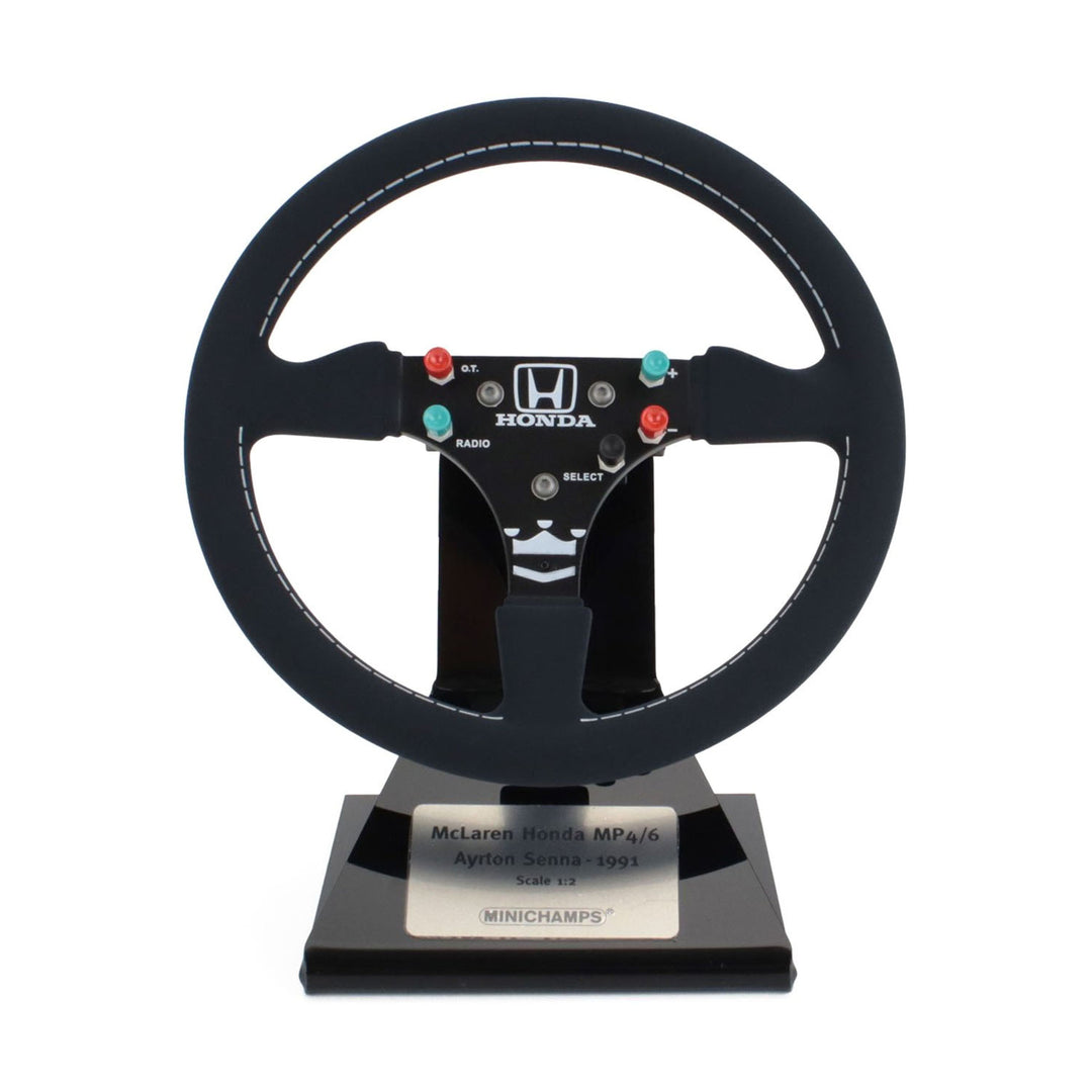 Ayrton Senna MP4/6 World Champion 1991 1:2 Steering Wheel Model - Ayrton Senna - Fueler™ - 254910001 - fueler.store - Collectibles