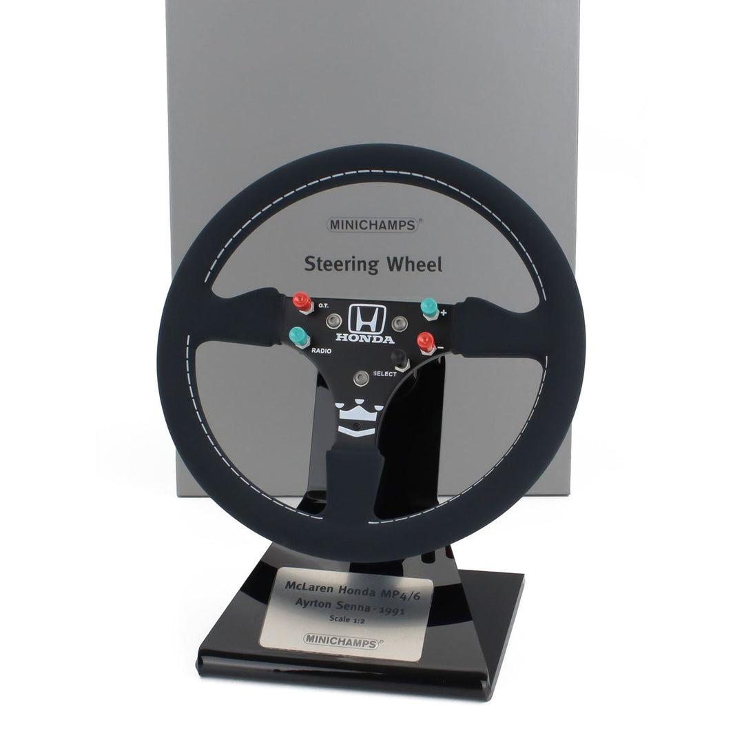 Ayrton Senna MP4/6 World Champion 1991 1:2 Steering Wheel Model - Ayrton Senna - Fueler™ - 254910001 - fueler.store - Collectibles