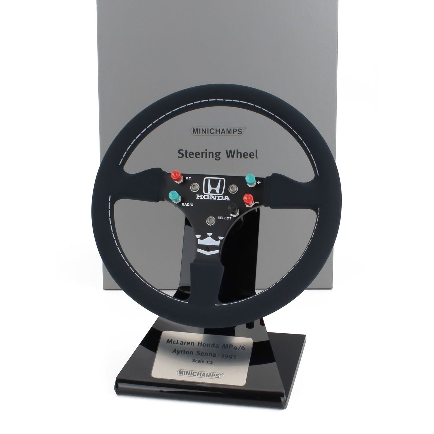Ayrton Senna MP4/6 World Champion 1991 1:2 Steering Wheel Model - Ayrton Senna - Fueler™ - 254910001 - fueler.store - Collectibles