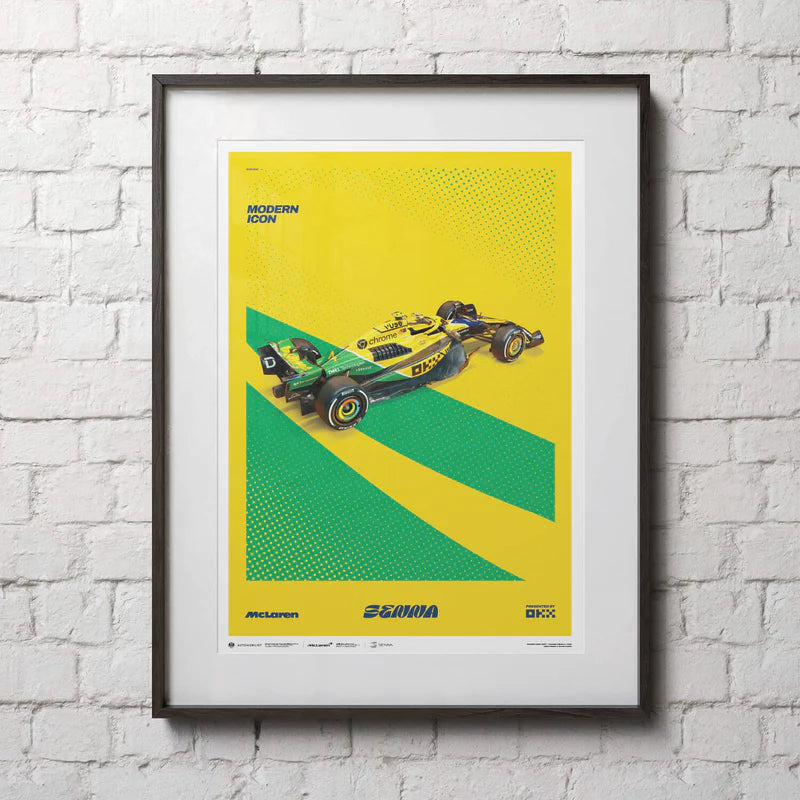 Ayrton Senna | 2024 Modern Icon Monaco Grand Prix | Large - Ayrton Senna - Fueler™ - PROD01004934 - fueler.store - Poster