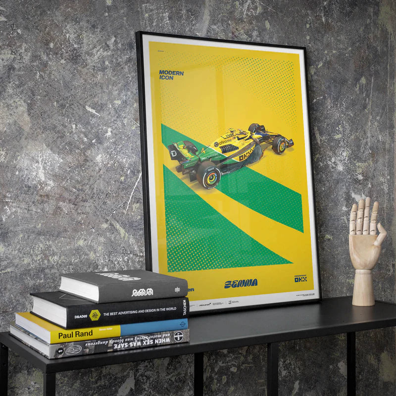 Ayrton Senna | 2024 Modern Icon Monaco Grand Prix | Large - Ayrton Senna - Fueler™ - PROD01004934 - fueler.store - Poster