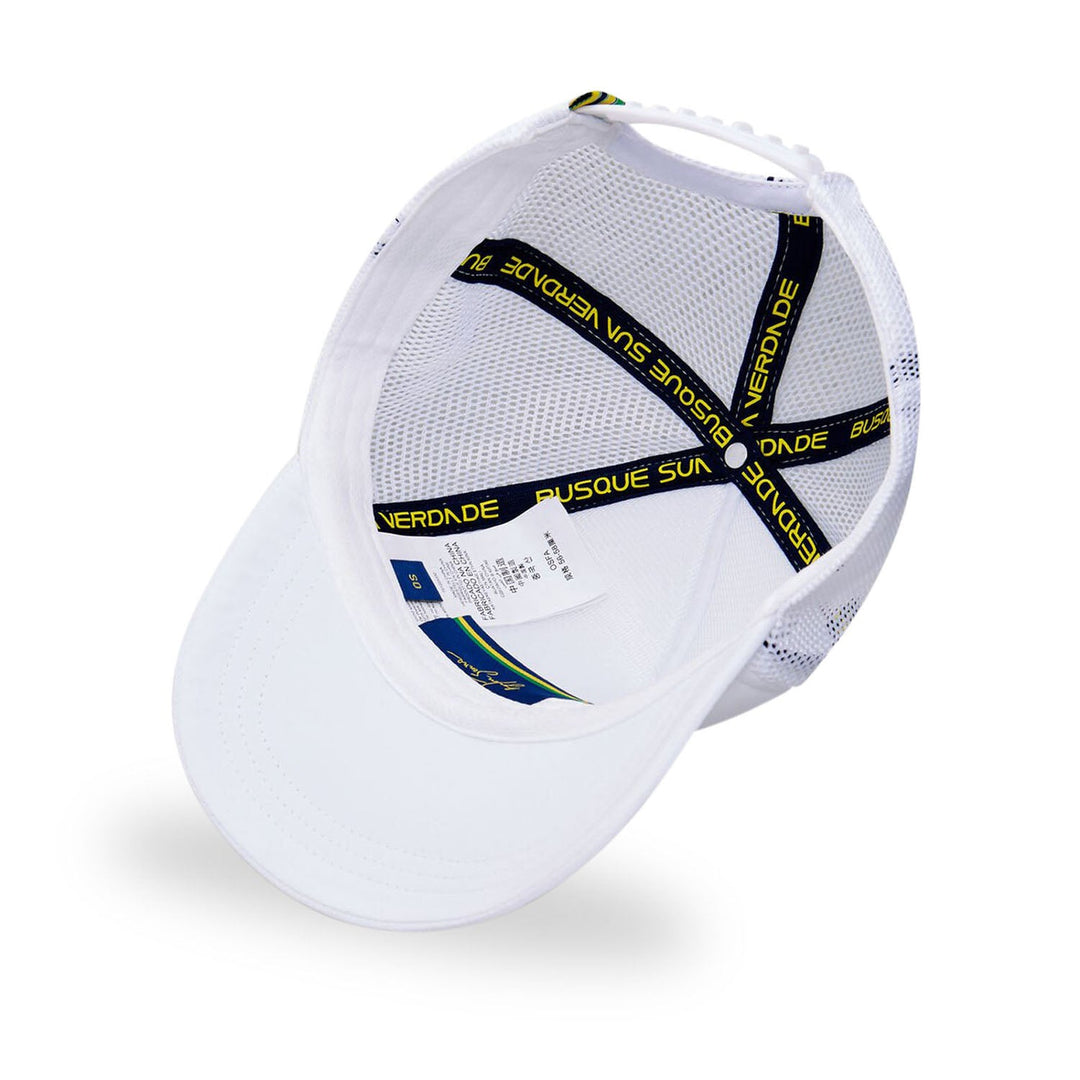 Busque Cap - Ayrton Senna - Fueler™ - 701225332001000 - fueler.store - Cap