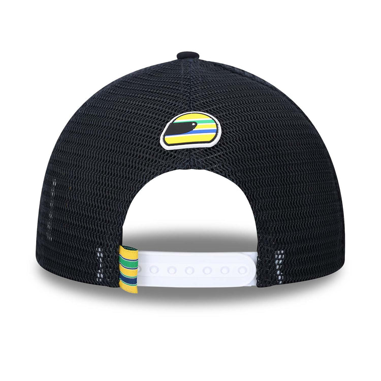 Ayrton Senna - Helmet Badge Cap - Cap - Fueler™ 