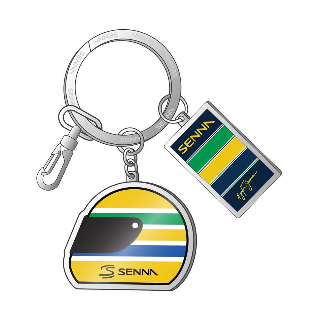 Ayrton Senna - Helmet Keyring - Accessories & Gifts - Fueler™ 