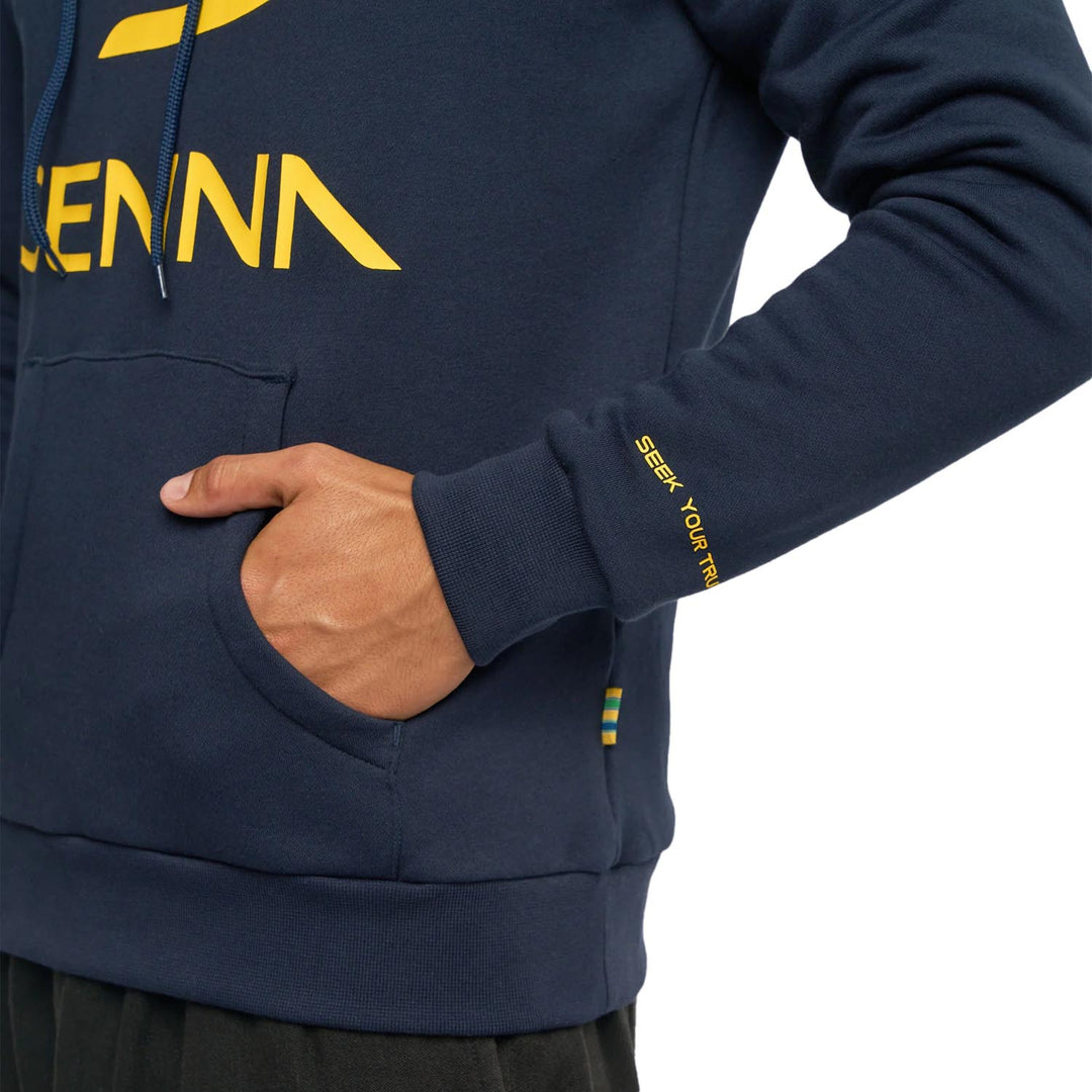 Legacy Hoody - Ayrton Senna - Fueler™ - ASLE03001-NVY-S - fueler.store - Hoody