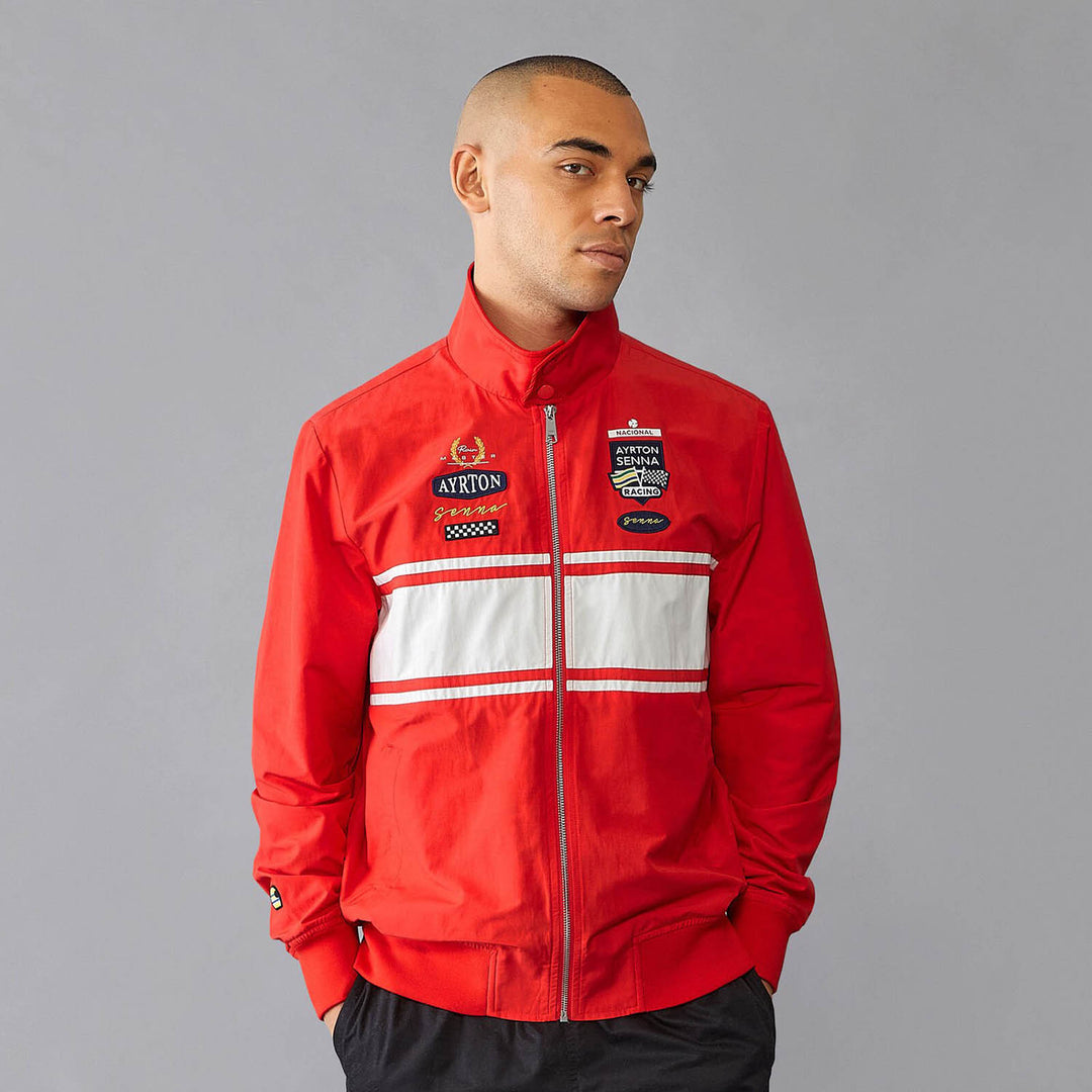 Legacy Patchwork Bomber Jacket - Ayrton Senna - Fueler™ - 701227183001220 - fueler.store - Jacket