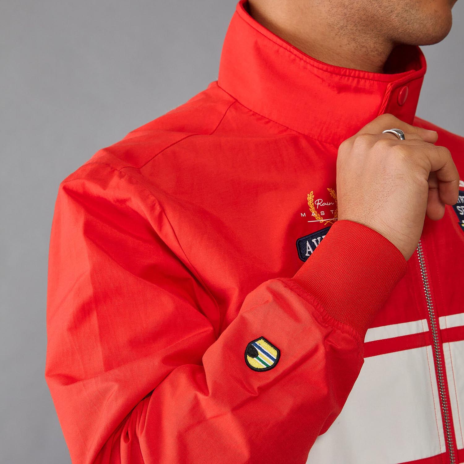 Legacy Patchwork Bomber Jacket - Ayrton Senna - Fueler™ - 701227183001220 - fueler.store - Jacket