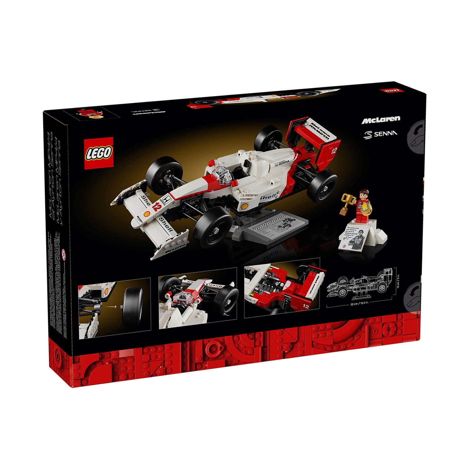 Ayrton Senna - McLaren F1 Ayrton Senna MP4 1:14 Lego Icons Car Model - Car Model - Fueler™ 