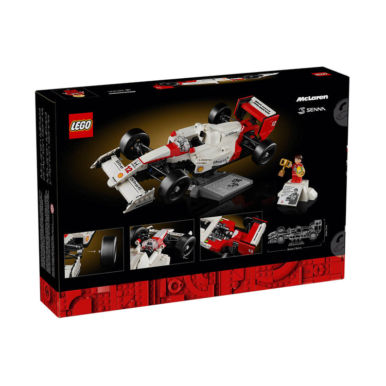 Ayrton Senna - McLaren F1 Ayrton Senna MP4 1:14 Lego Icons Car Model - Car Model - Fueler™ 