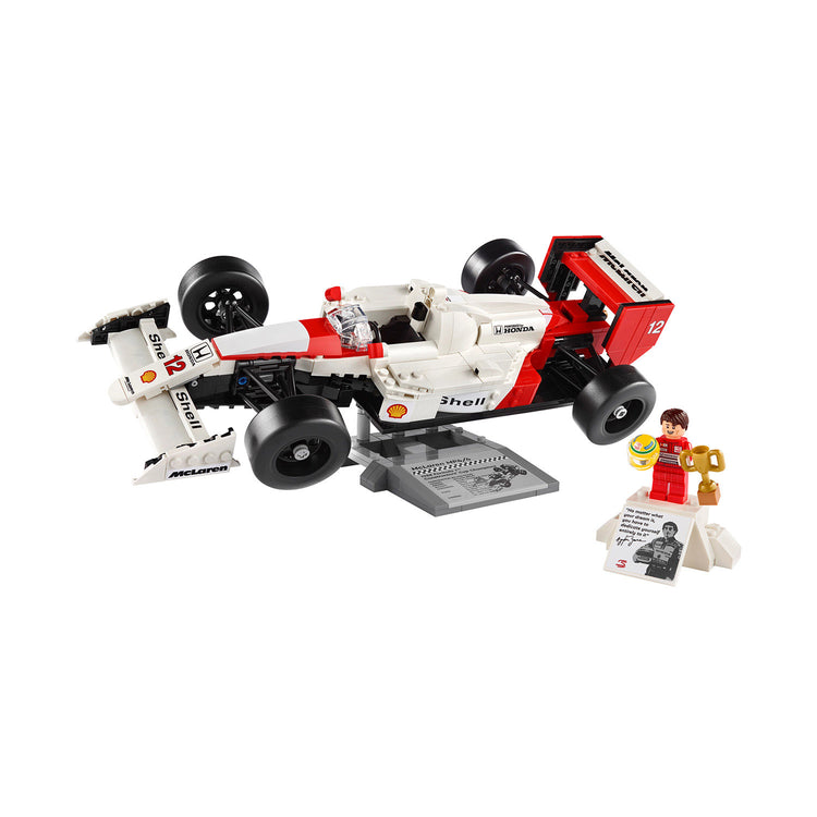 McLaren F1 Ayrton Senna MP4 1:14 Lego Icons Car Model - Ayrton Senna - Fueler™ - 10330 - fueler.store - Car Model