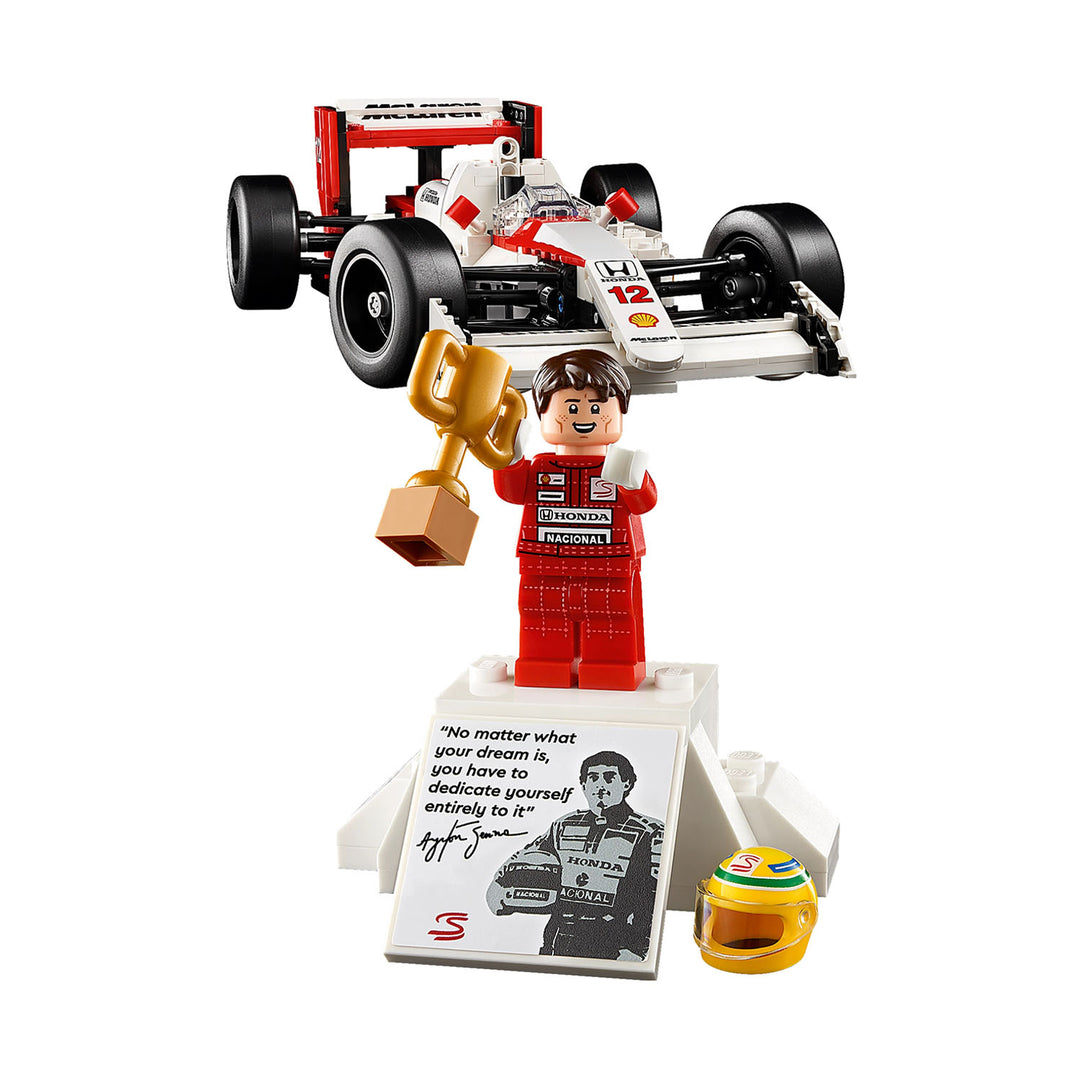 McLaren F1 Ayrton Senna MP4 1:14 Lego Icons Car Model - Ayrton Senna - Fueler™ - 10330 - fueler.store - Car Model