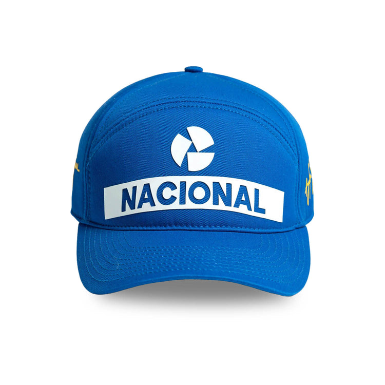 Nacional Original Cap - Ayrton Senna - Fueler™ - ASLE10904-BLU - fueler.store - Cap