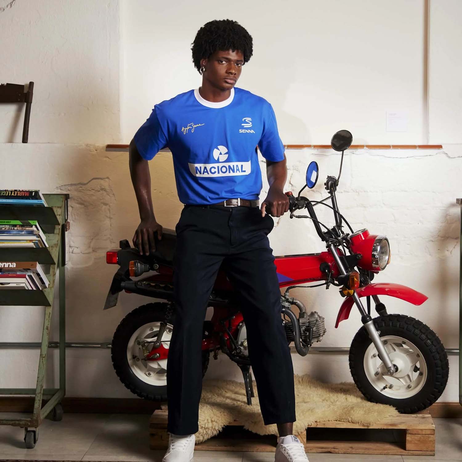 Ayrton Senna - Nacional Ringer T-Shirt - T-Shirt - Fueler™ 