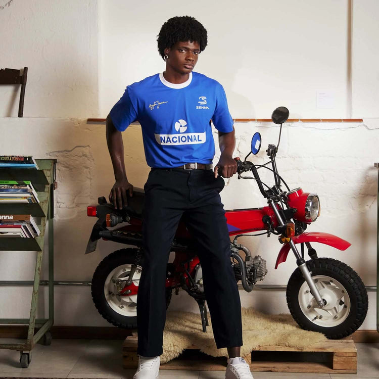 Ayrton Senna - Nacional Ringer T-Shirt - T-Shirt - Fueler™ 