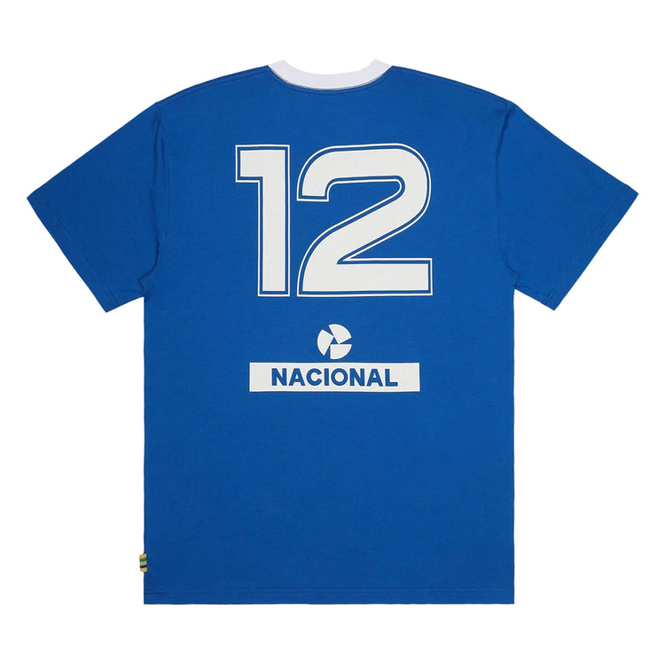Ayrton Senna - Nacional Ringer T-Shirt - T-Shirt - Fueler™ 