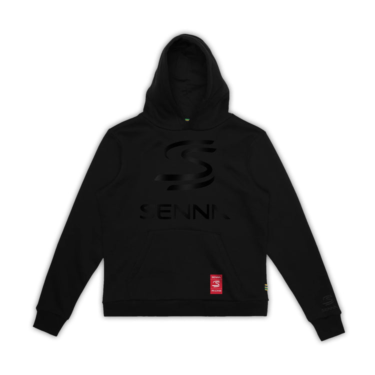 Ayrton Senna - Oversized Logo Hoody - Hoody - Fueler™ 