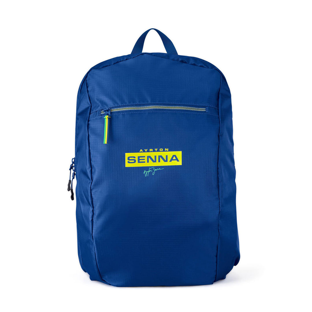 Packable Backpack - Ayrton Senna - Fueler™ - 701218121001000 - fueler.store - Accessories & Gifts