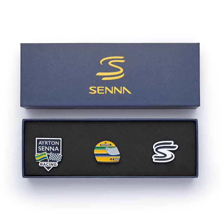 Pin Badges - Ayrton Senna - Fueler™ - 701227180001000 - fueler.store - Accessories & Gifts