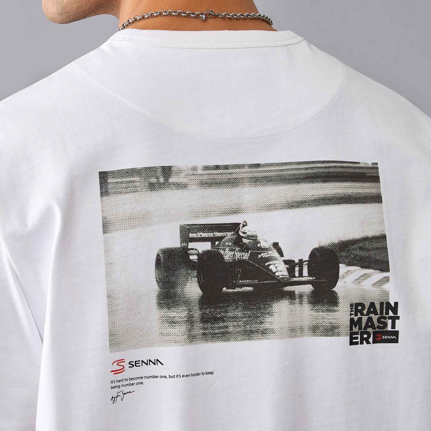 Ayrton Senna - Rain Master Oversized T-Shirt - T-Shirt - Fueler™ 