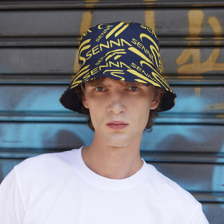 Ayrton Senna - Reversible Bucket Hat - Cap - Fueler™ 