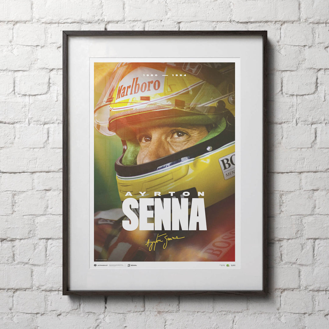 Senna - Designed to Win - 2023 | Large - Ayrton Senna - Fueler™ - PROD01004808 - fueler.store - Poster