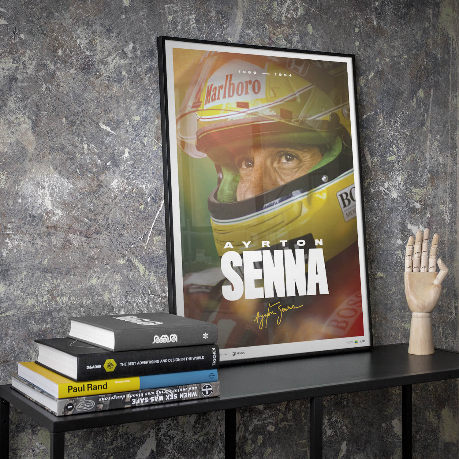 Senna - Designed to Win - 2023 | Large - Ayrton Senna - Fueler™ - PROD01004808 - fueler.store - Poster