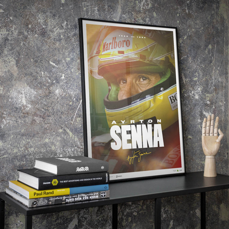 Senna - Designed to Win - 2023 | Large - Ayrton Senna - Fueler™ - PROD01004808 - fueler.store - Poster