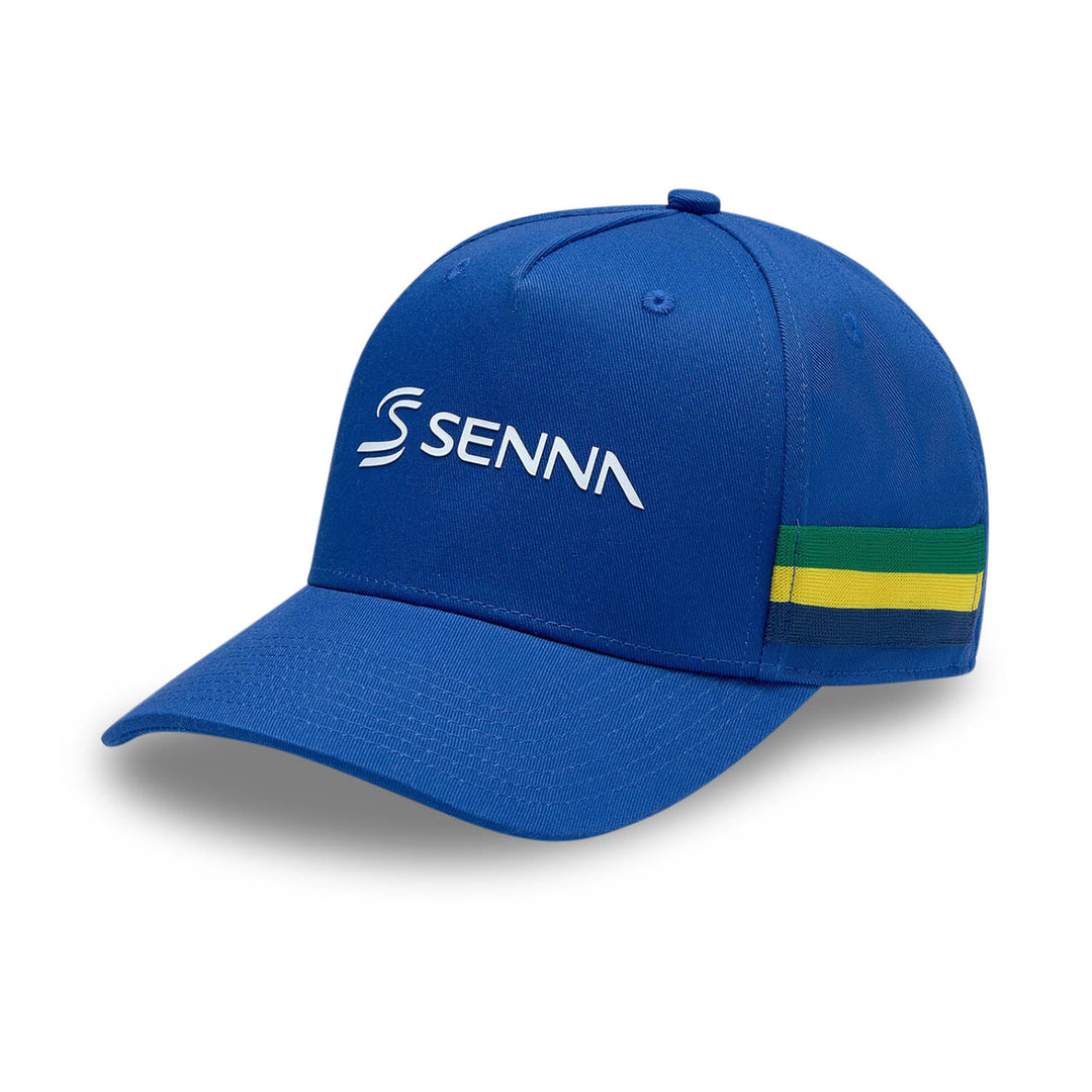 Stripe Baseball Cap - Ayrton Senna - Fueler™ - 701227174001000 - fueler.store - Cap