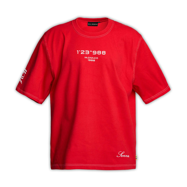 Ayrton Senna - Tag Heuer X Senna Oversized T-Shirt - T-Shirt - Fueler™ 