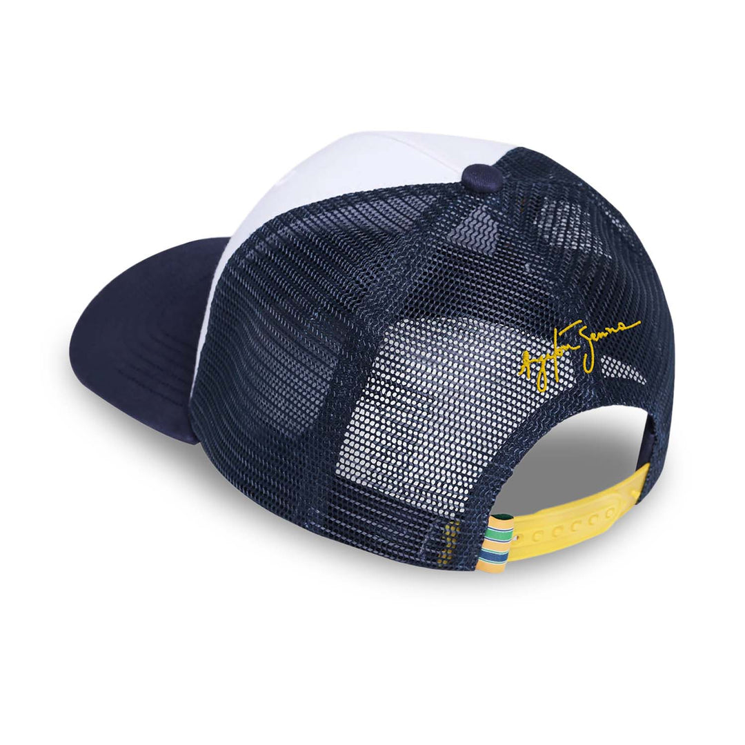 Trucker Cap - Ayrton Senna - Fueler™ - ASLE10907-NVY - fueler.store - Cap