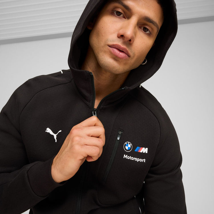 MMS Hooded Sweat Jacket - BMW Motorsport - Fueler™ - 627456-01-S - fueler.store - Jacket