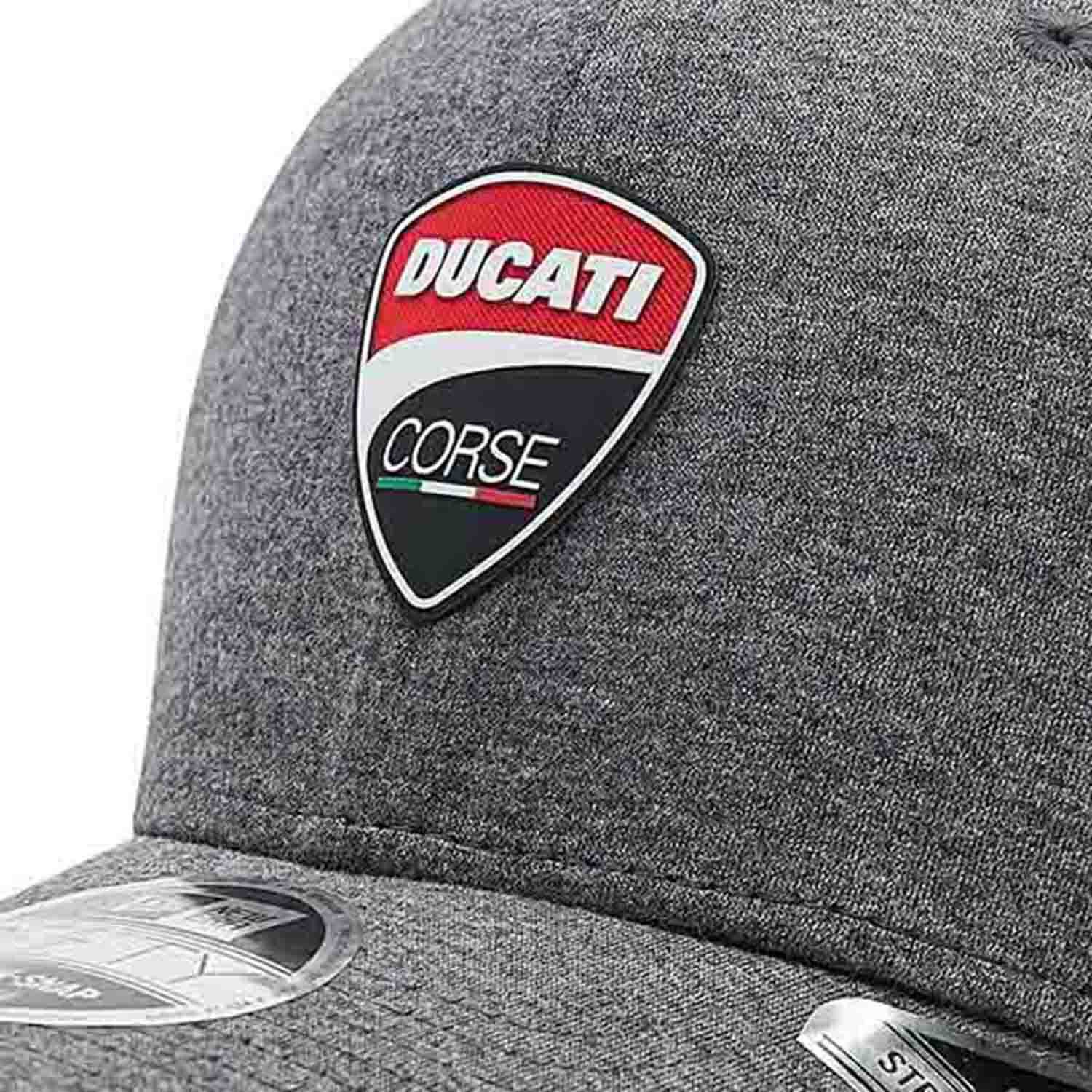 Ducati Corse Jersey Grey 9FIFTY Stretch Snap Cap - Ducati - Fueler store