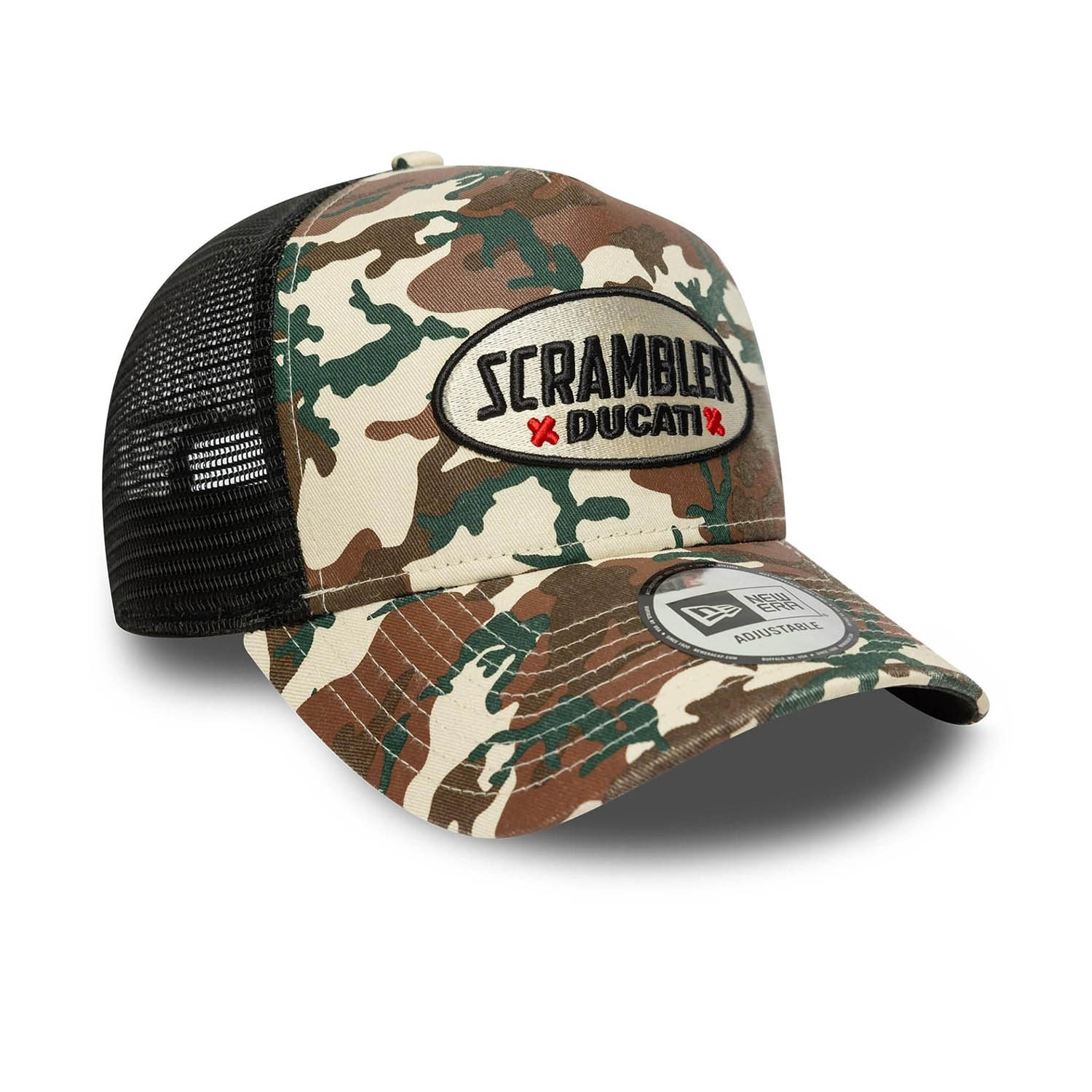 Scrambler E-Frame Trucker Cap - Ducati - Fueler™ - 60684753 - fueler.store - Cap