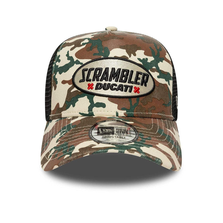 Scrambler E-Frame Trucker Cap - Ducati - Fueler™ - 60684753 - fueler.store - Cap
