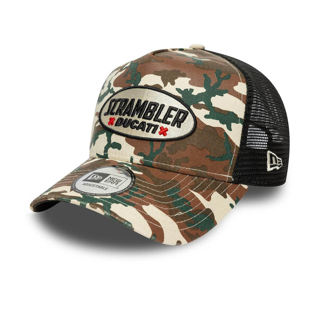 Scrambler E-Frame Trucker Cap - Ducati - Fueler™ - 60684753 - fueler.store - Cap