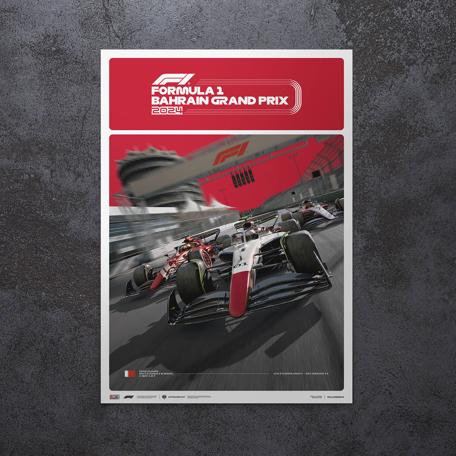 Bahrain Grand Prix - 2024 | Large - Formula 1 - Fueler™ - PROD01004904 - fueler.store - Poster