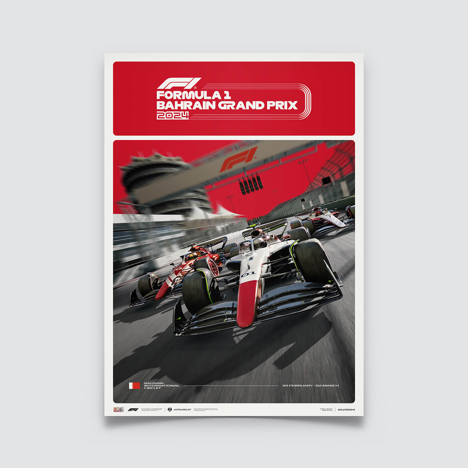 Bahrain Grand Prix - 2024 | Large - Formula 1 - Fueler™ - PROD01004904 - fueler.store - Poster