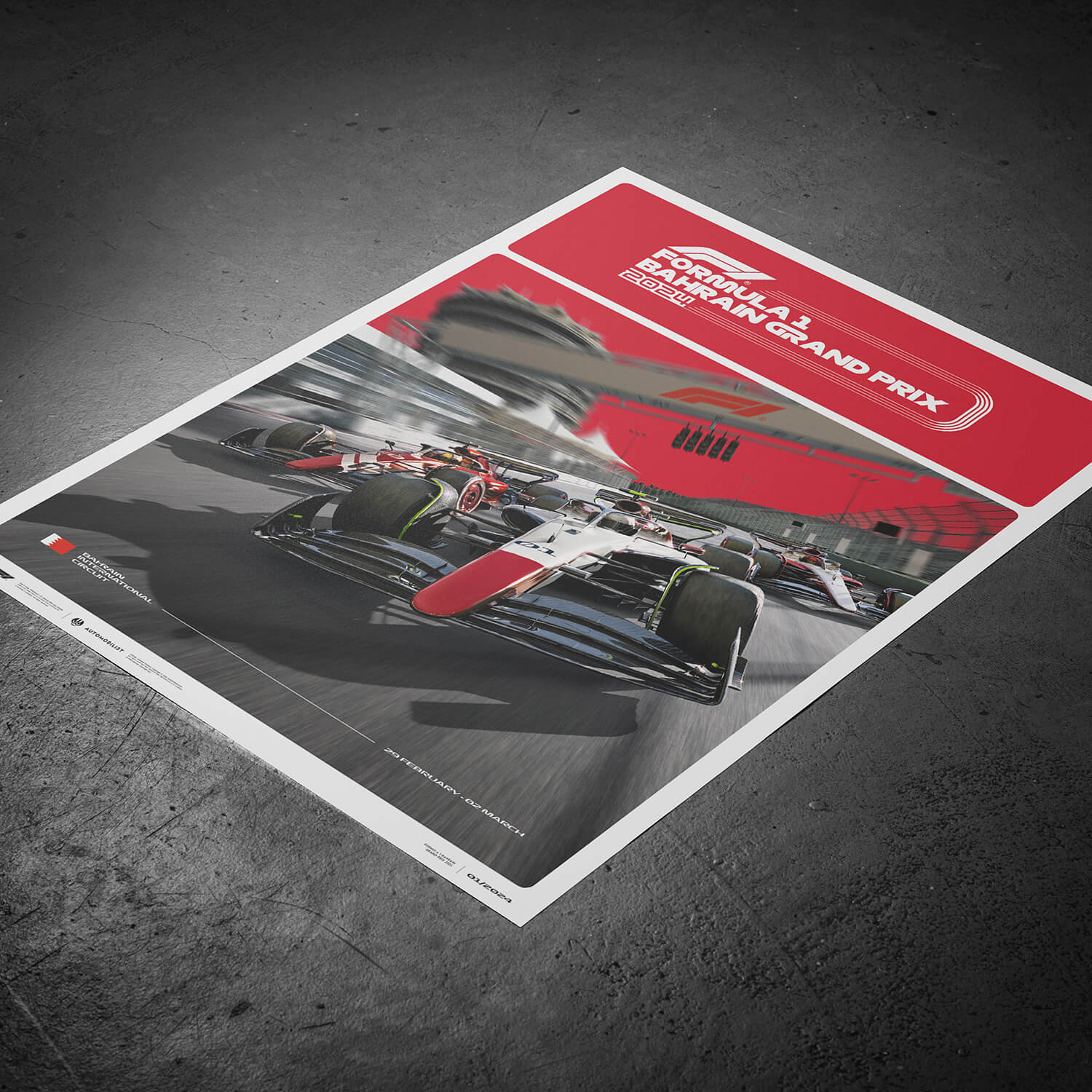 Bahrain Grand Prix - 2024 | Large - Formula 1 - Fueler™ - PROD01004904 - fueler.store - Poster